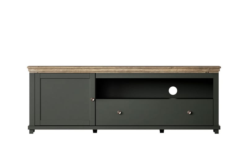 Ivreri Tv-bänk 181 cm - Khaki/Natur - Möbler - TV- & Mediamöbler - TV bänk & mediabänk
