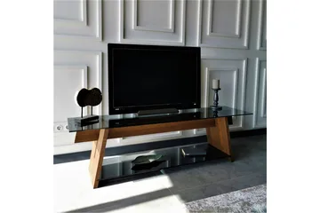 Jamerria TV-Bänk 158 cm - Valnöt/Svart - Möbler - TV- & Mediamöbler - TV bänk & mediabänk