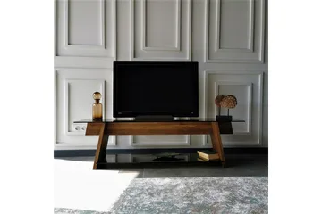 Jamerria TV-Bänk 158 cm - Valnöt/Svart - Möbler - TV- & Mediamöbler - TV bänk & mediabänk