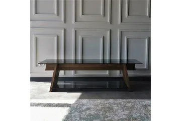 Jamerria TV-Bänk 158 cm - Valnöt/Svart - Möbler - TV- & Mediamöbler - TV bänk & mediabänk