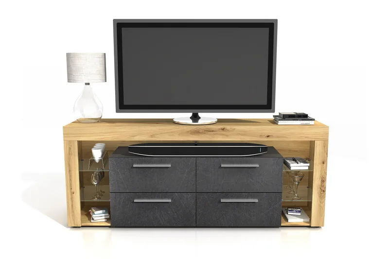 Jernae TV-Bänk 180 cm - Brun - Möbler - TV- & Mediamöbler - TV bänk & mediabänk