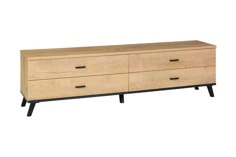 John TV-bänk 181x40x50 cm, Beige/Brun