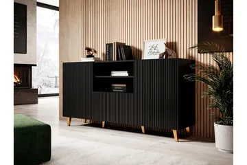 Juniskär Tv-bänk 40x82x150 cm - Svart - Möbler - TV- & Mediamöbler - TV bänk & mediabänk