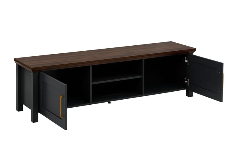 Juntolah Tv-bänk 160x39 cm - Svart - Möbler - TV- & Mediamöbler - TV bänk & mediabänk