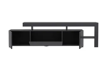 Jurukovo Golvstående TV Bänk 192 cm med Förvaring i Målat Trä - Antracit - Möbler - TV- & Mediamöbler - TV bänk & mediabänk