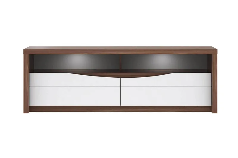 Keoisha TV-Bänk 148 cm - Brun/Vit - Möbler - TV- & Mediamöbler - TV bänk & mediabänk