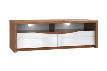 Keoisha TV-Bänk 148 cm - Brun/Vit - Möbler - TV- & Mediamöbler - TV bänk & mediabänk