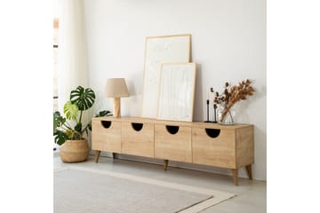 Khalidur Tv-bänk 180 cm - Ek - Möbler - TV- & Mediamöbler - TV bänk & mediabänk