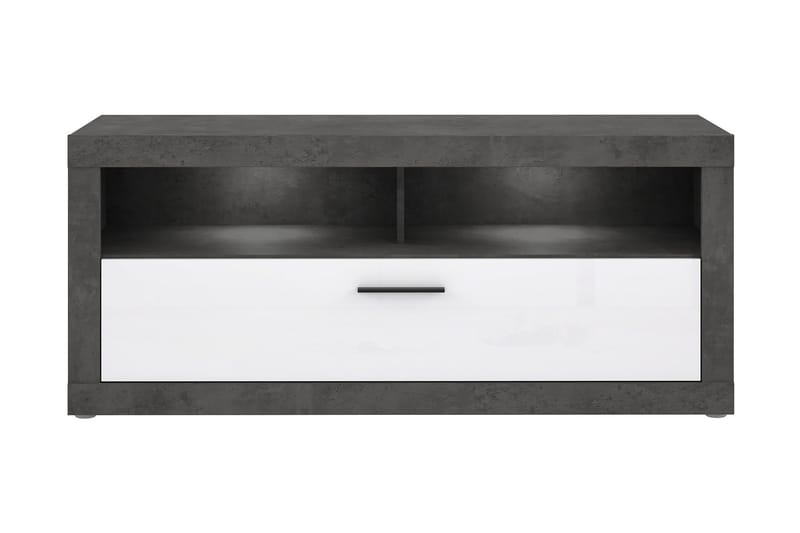 Kranea Tv-bänk 138 cm - Grå/Vit - Möbler - TV- & Mediamöbler - TV bänk & mediabänk