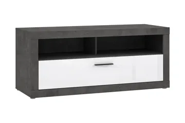 Kranea Tv-bänk 138 cm - Grå/Vit - Möbler - TV- & Mediamöbler - TV bänk & mediabänk