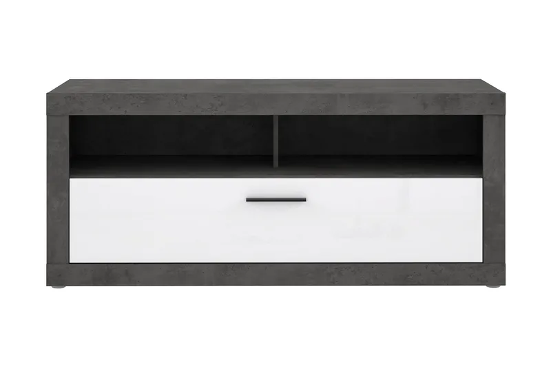 Kranea Tv-bänk 138 cm - Grå/Vit - Möbler - TV- & Mediamöbler - TV bänk & mediabänk