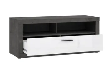 Kranea Tv-bänk 138 cm - Grå/Vit - Möbler - TV- & Mediamöbler - TV bänk & mediabänk