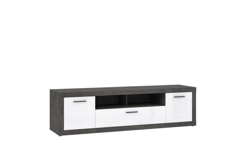 Kranea Tv-bänk 213 cm - Grå/Vit - Möbler - TV- & Mediamöbler - TV bänk & mediabänk