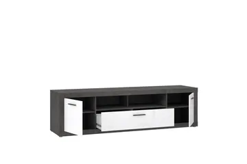 Kranea Tv-bänk 213 cm - Grå/Vit - Möbler - TV- & Mediamöbler - TV bänk & mediabänk