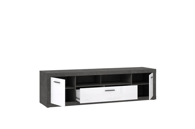 Kranea Tv-bänk 213 cm - Grå/Vit - Möbler - TV- & Mediamöbler - TV bänk & mediabänk