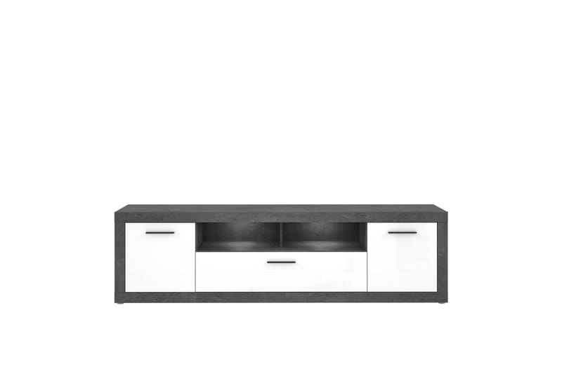Kranea Tv-bänk 213 cm - Grå/Vit - Möbler - TV- & Mediamöbler - TV bänk & mediabänk