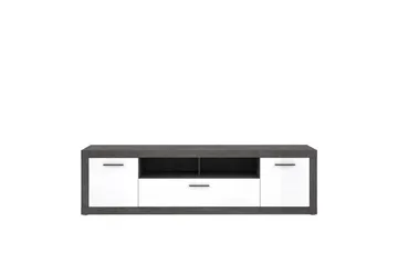 Kranea Tv-bänk 213 cm - Grå/Vit - Möbler - TV- & Mediamöbler - TV bänk & mediabänk