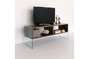 Lekkenne TV-bänk 122 cm - Brun - Möbler - TV- & Mediamöbler - TV bänk & mediabänk