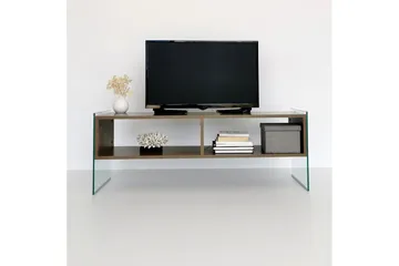 Lekkenne TV-bänk 122 cm - Brun - Möbler - TV- & Mediamöbler - TV bänk & mediabänk