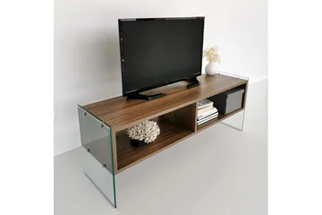 Lekkenne TV-bänk 122 cm - Brun - Möbler - TV- & Mediamöbler - TV bänk & mediabänk