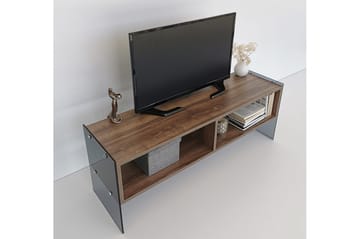 Lekkenne TV-bänk 122 cm - Mörkbrun - Möbler - TV- & Mediamöbler - TV bänk & mediabänk