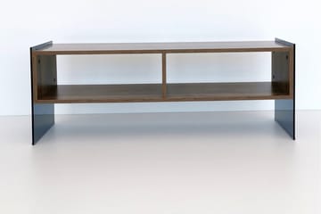 Lekkenne TV-bänk 122 cm - Mörkbrun - Möbler - TV- & Mediamöbler - TV bänk & mediabänk