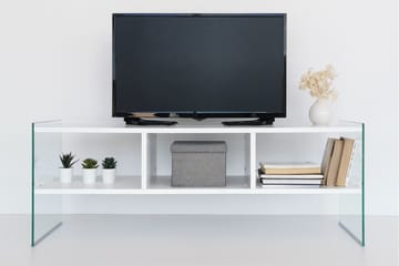 Lekkenne TV-bänk 122 cm - Vit - Möbler - TV- & Mediamöbler - TV bänk & mediabänk