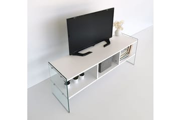 Lekkenne TV-bänk 122 cm - Vit - Möbler - TV- & Mediamöbler - TV bänk & mediabänk