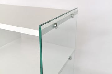 Lekkenne TV-bänk 122 cm - Vit - Möbler - TV- & Mediamöbler - TV bänk & mediabänk