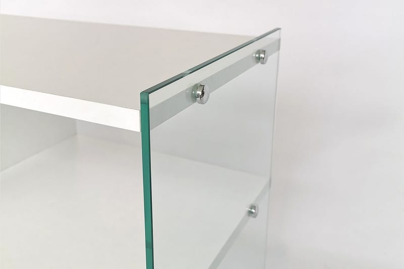 Lekkenne TV-bänk 122 cm - Vit - Möbler - TV- & Mediamöbler - TV bänk & mediabänk