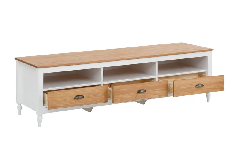 Lenham Tv-bänk 110 cm - Vit - Möbler - TV- & Mediamöbler - TV bänk & mediabänk