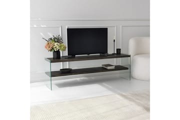 Lepinas Golvstående Tv Bänk 140 cm i Målat Trä - Mörkbrun - Möbler - TV- & Mediamöbler - TV bänk & mediabänk