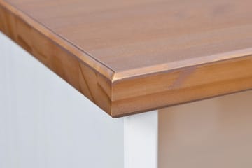 Livesey TV-bänk 180 cm - Vit/Brun - Möbler - TV- & Mediamöbler - TV bänk & mediabänk