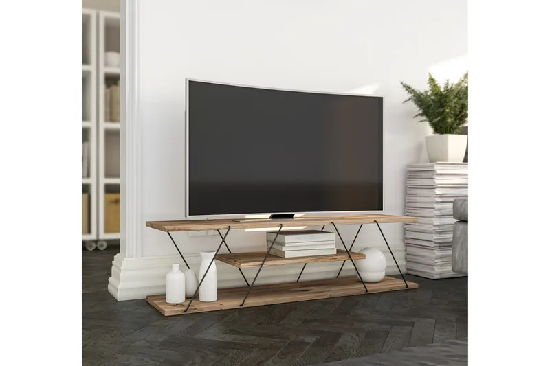 Ljusfors TV-bänk 120 cm - Valnöt - Möbler - TV- & Mediamöbler - TV bänk & mediabänk