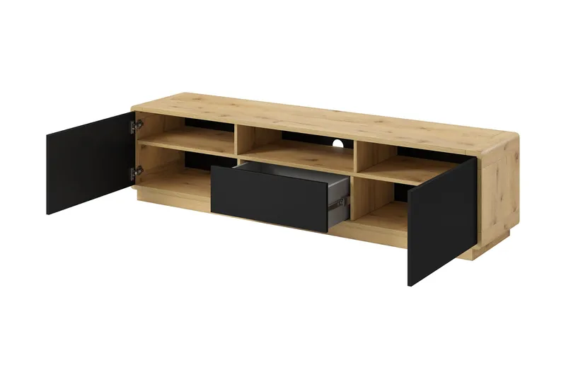 Louetta Tv-bänk 180 cm - Brun/Svart - Möbler - TV- & Mediamöbler - TV bänk & mediabänk