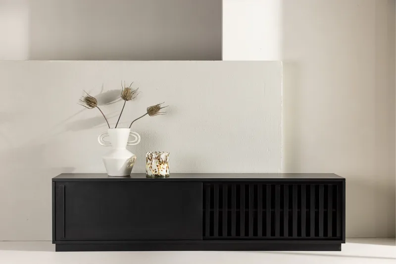 Lugo Tv-bänk 180x40 cm - Svart - Möbler - TV- & Mediam öbler - TV bänk & mediabänk