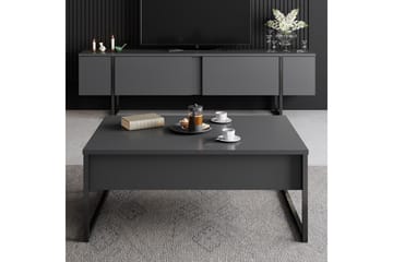 Luxe Tv-bänk 180x50 cm Svart - Hanah Home - Möbler - TV- & Mediamöbler - TV bänk & mediabänk