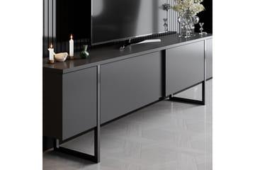 Luxe Tv-bänk 180x50 cm Svart - Hanah Home - Möbler - TV- & Mediamöbler - TV bänk & mediabänk