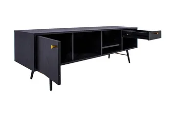 Luxemburg Tv-Bänk Svart/Koppar - Möbler - TV- & Mediamöbler - TV bänk & mediabänk
