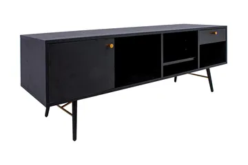 Luxemburg Tv-Bänk Svart/Koppar - Möbler - TV- & Mediamöbler - TV bänk & mediabänk