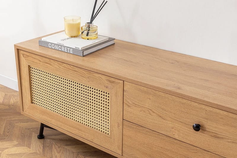 Makwana Tv-bänk 140 cm - Natural - Möbler - TV- & Mediamöbler - TV bänk & mediabänk