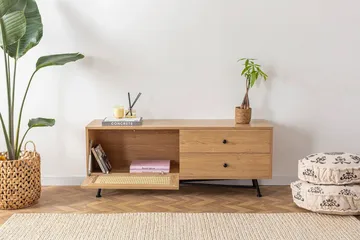 Makwana Tv-bänk 140 cm - Natural - Möbler - TV- & Mediamöbler - TV bänk & mediabänk