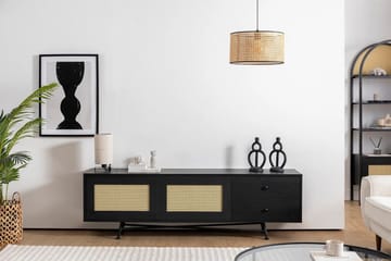 Makwana Tv-bänk 180 cm - Svart - Möbler - TV- & Mediamöbler - TV bänk & mediabänk