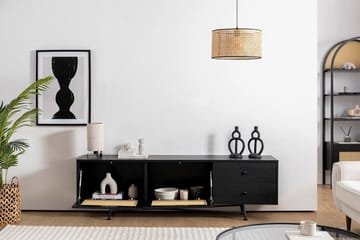 Makwana Tv-bänk 180 cm - Svart - Möbler - TV- & Mediamöbler - TV bänk & mediabänk