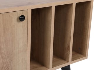 Maolina Retro Tv-bänk 150 cm med Förvaring i Trä - Ljusbrun - Möbler - TV- & Mediamöbler - TV bänk & mediabänk