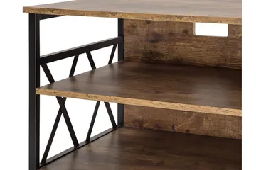 Melnychuk TV-Bänk 120 cm - Brun - Möbler - TV- & Mediamöbler - TV bänk & mediabänk