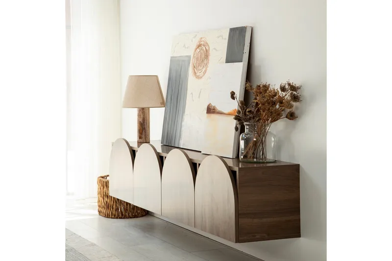 Mesta Tv-bänk 180 cm - Valnöt - Möbler - TV- & Mediamöbler - TV bänk & mediabänk