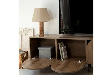 Mesta Tv-bänk 180 cm - Valnöt - Möbler - TV- & Mediamöbler - TV bänk & mediabänk