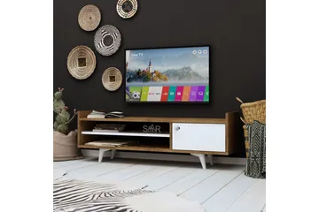 Mod Design Tv-bänk 120 cm - Trä/Vit - Möbler - TV- & Mediamöbler - TV bänk & mediabänk