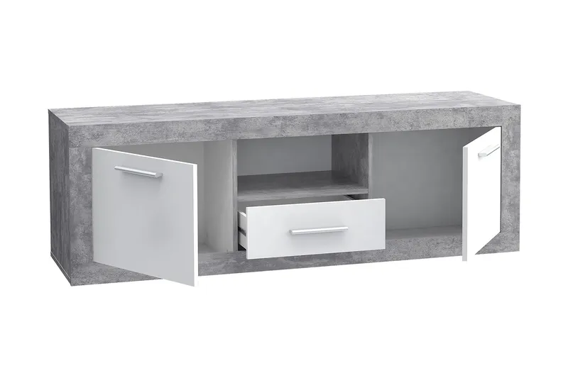 Mohaned TV-Bänk 148 cm - Grå - Möbler - TV- & Mediamöbler - TV bänk & mediabänk